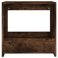 Bijzettafel 50X26X50 Cm Bewerkt Hout Kleurig