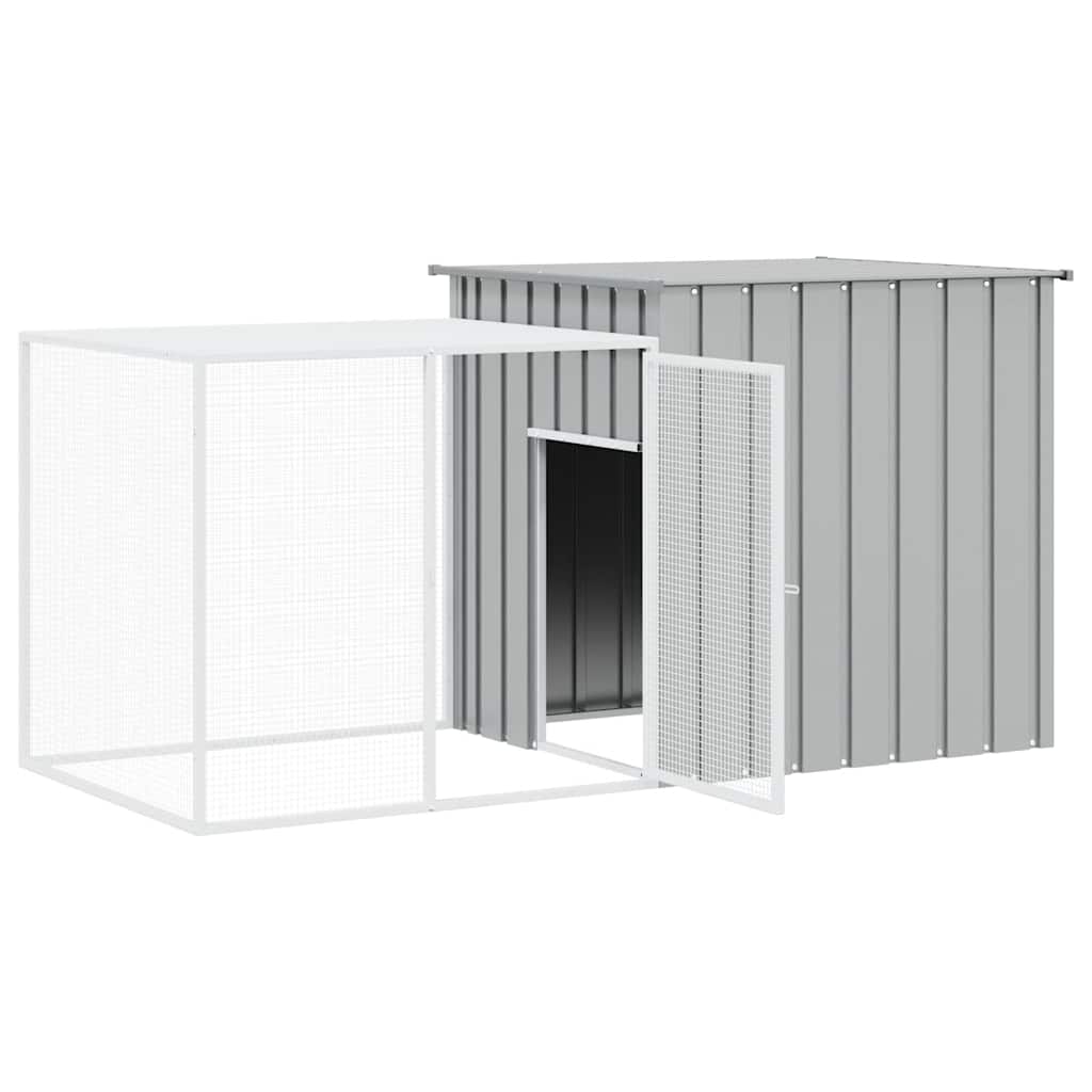 Konijnenhok 200X91X100 Cm Gegalvaniseerd Staal