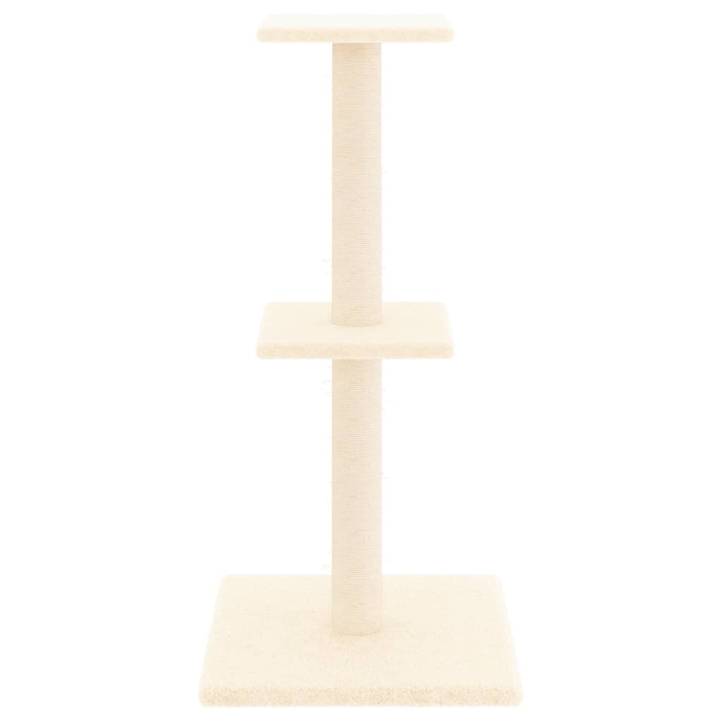 Kattenmeubel Met Sisal Krabpalen 73 Cm Kleurig