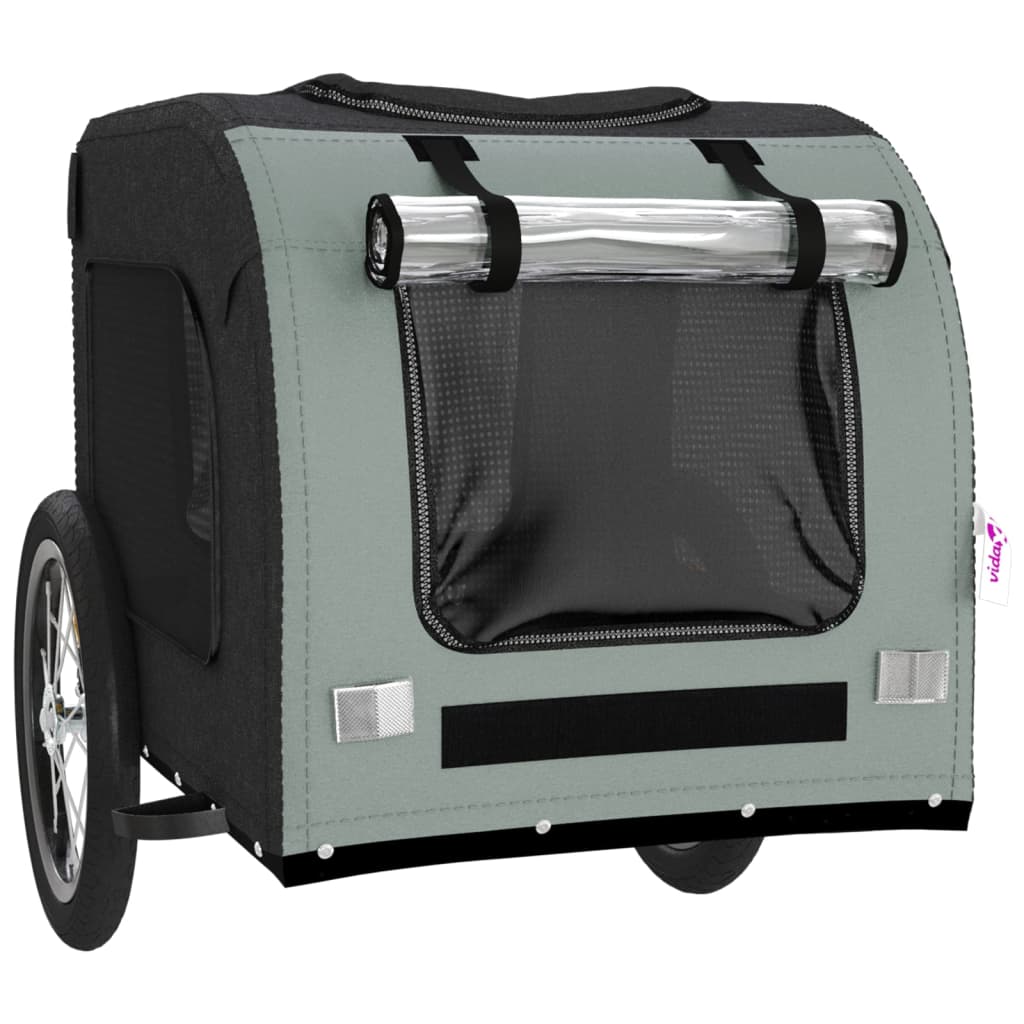 Hondenfietstrailer Oxford Stof En Ijzer