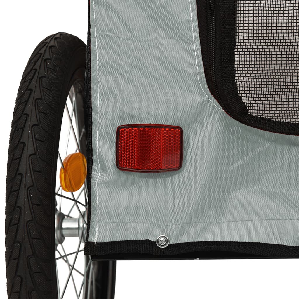 Hondenfietstrailer Oxford Stof En Ijzer