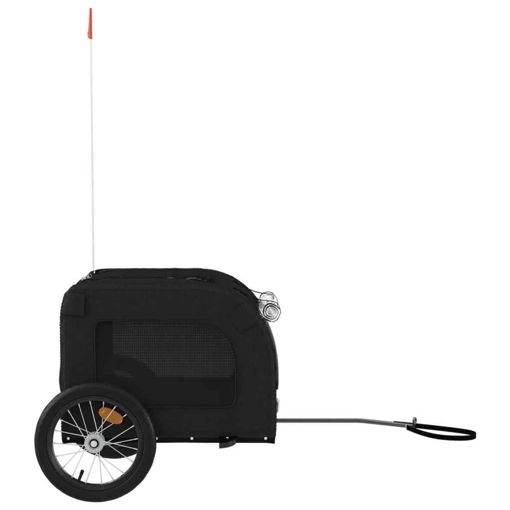 Hondenfietstrailer Oxford Stof En Ijzer