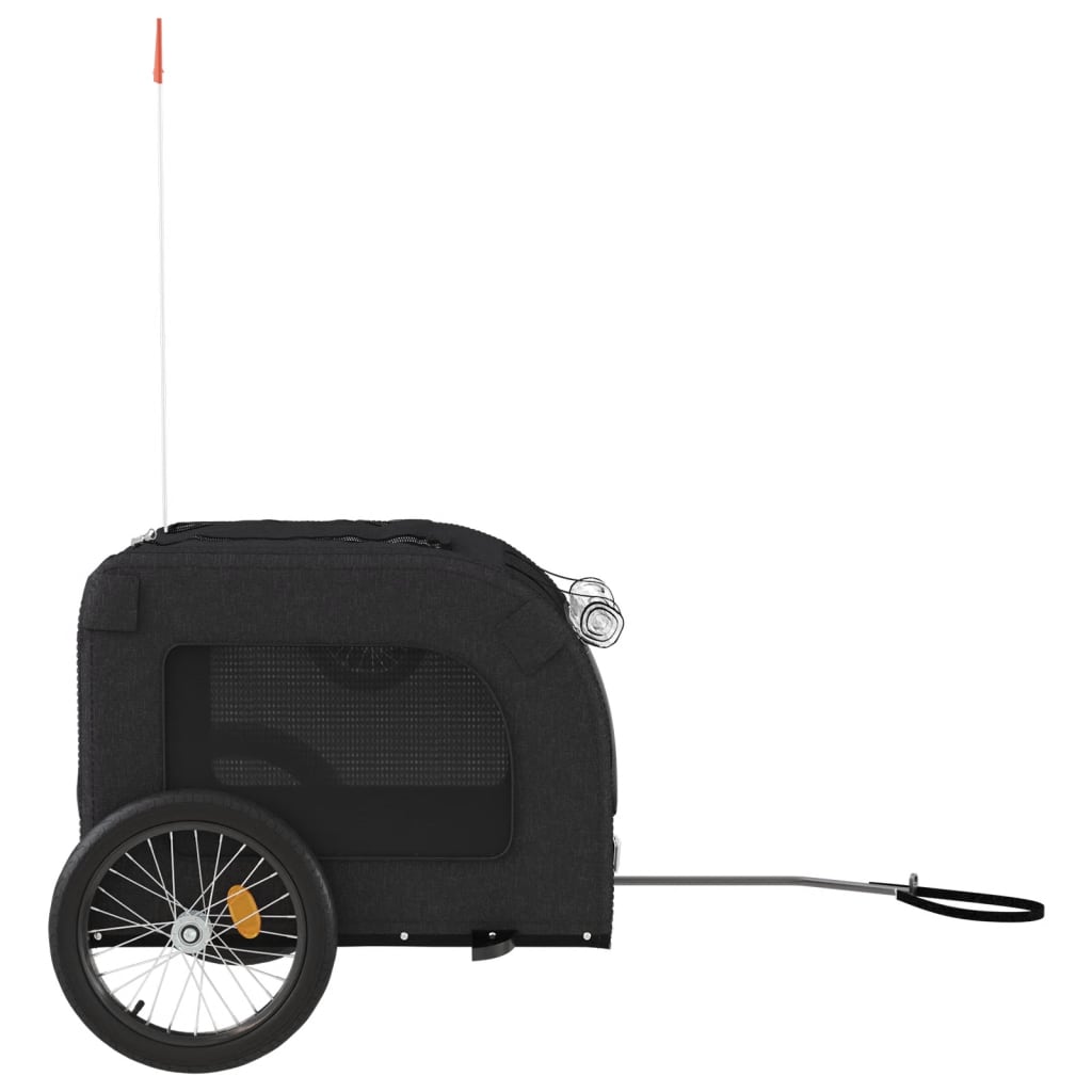 Hondenfietstrailer Oxford Stof En Ijzer
