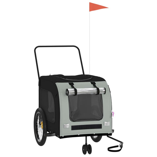 Hondenfietstrailer Oxford Stof En Ijzer
