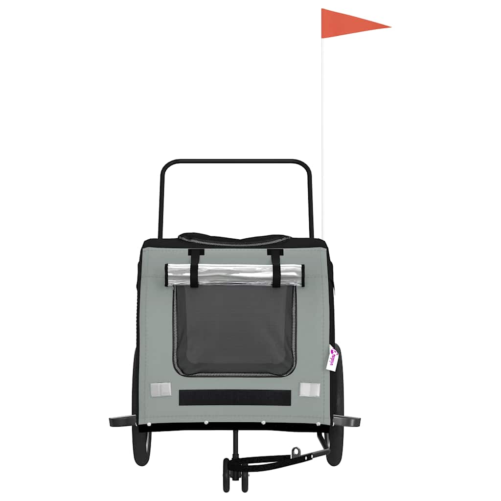 Hondenfietstrailer Oxford Stof En Ijzer