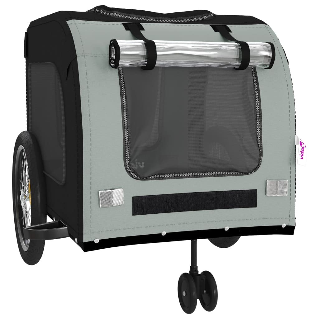 Hondenfietstrailer Oxford Stof En Ijzer