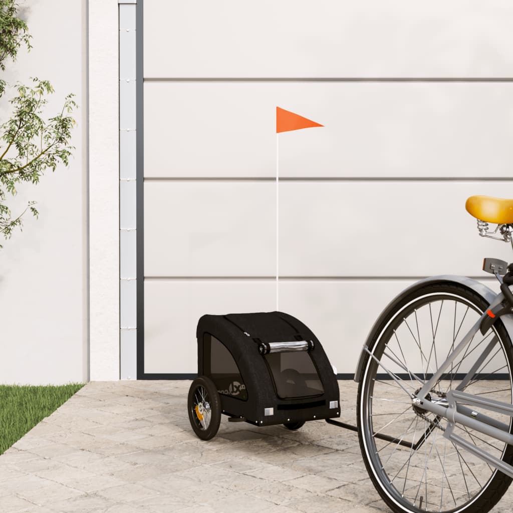 Hondenfietstrailer Oxford Stof En Ijzer