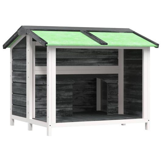 Hondenhok 96X87X80,5 Cm Massief Grenenhout