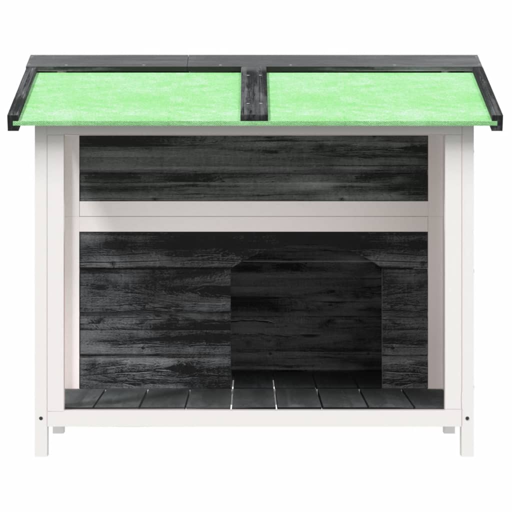 Hondenhok 96X87X80,5 Cm Massief Grenenhout