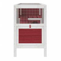 Konijnenhok 103X44X69,5 Cm Massief Grenenhout Kleurig