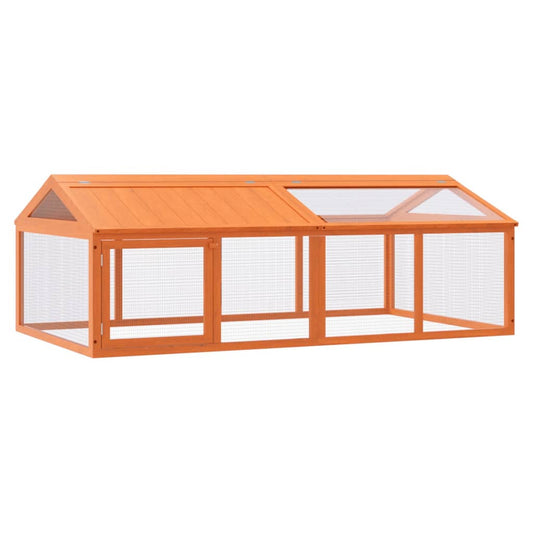 Dierenren 200X112,5X74 Cm Massief Grenenhout