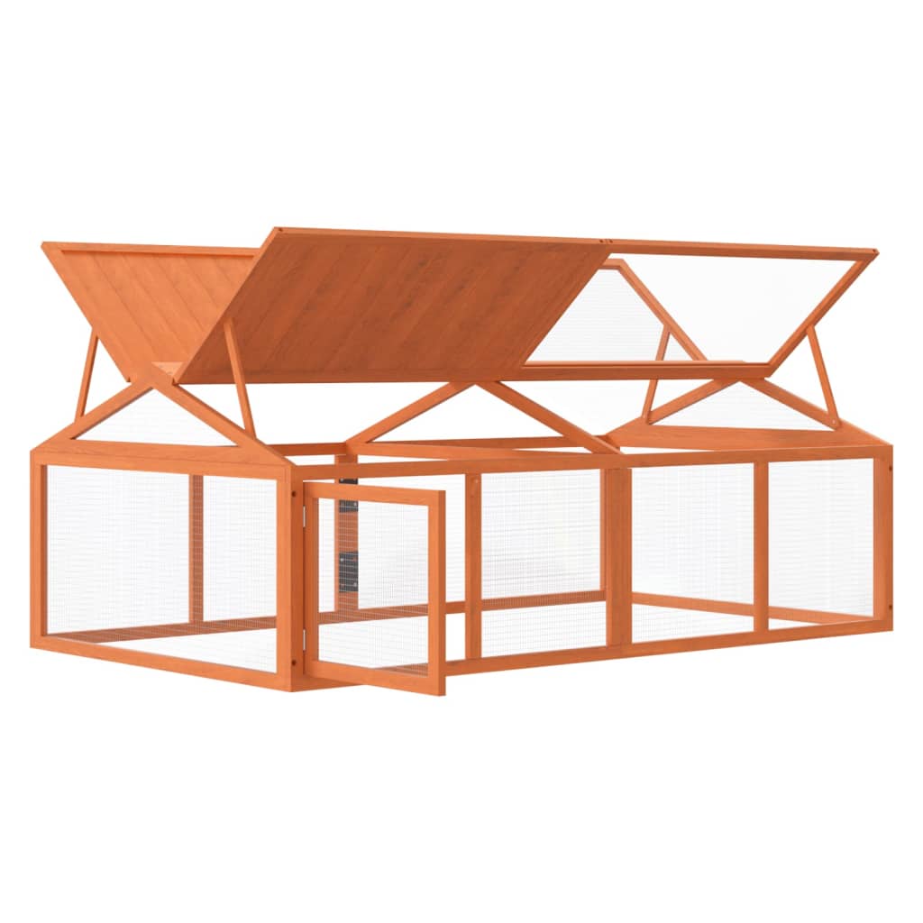 Dierenren 200X112,5X74 Cm Massief Grenenhout