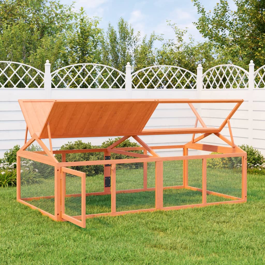 Dierenren 200X112,5X74 Cm Massief Grenenhout