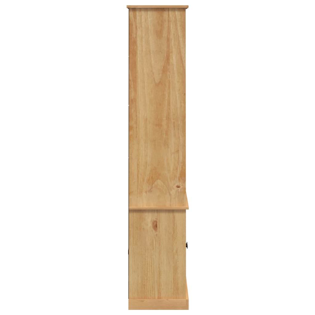 Boekenkast Vigo 85X35X170 Cm Massief Grenenhout
