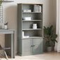 Boekenkast Vigo 85X35X170 Cm Massief Grenenhout