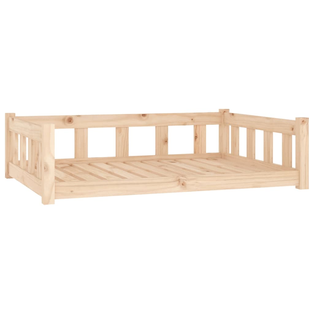 Hondenbed 105,5X75,5X28 Cm Massief Grenenhout