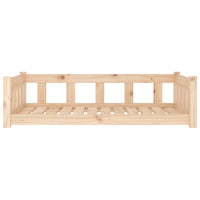 Hondenbed 105,5X75,5X28 Cm Massief Grenenhout