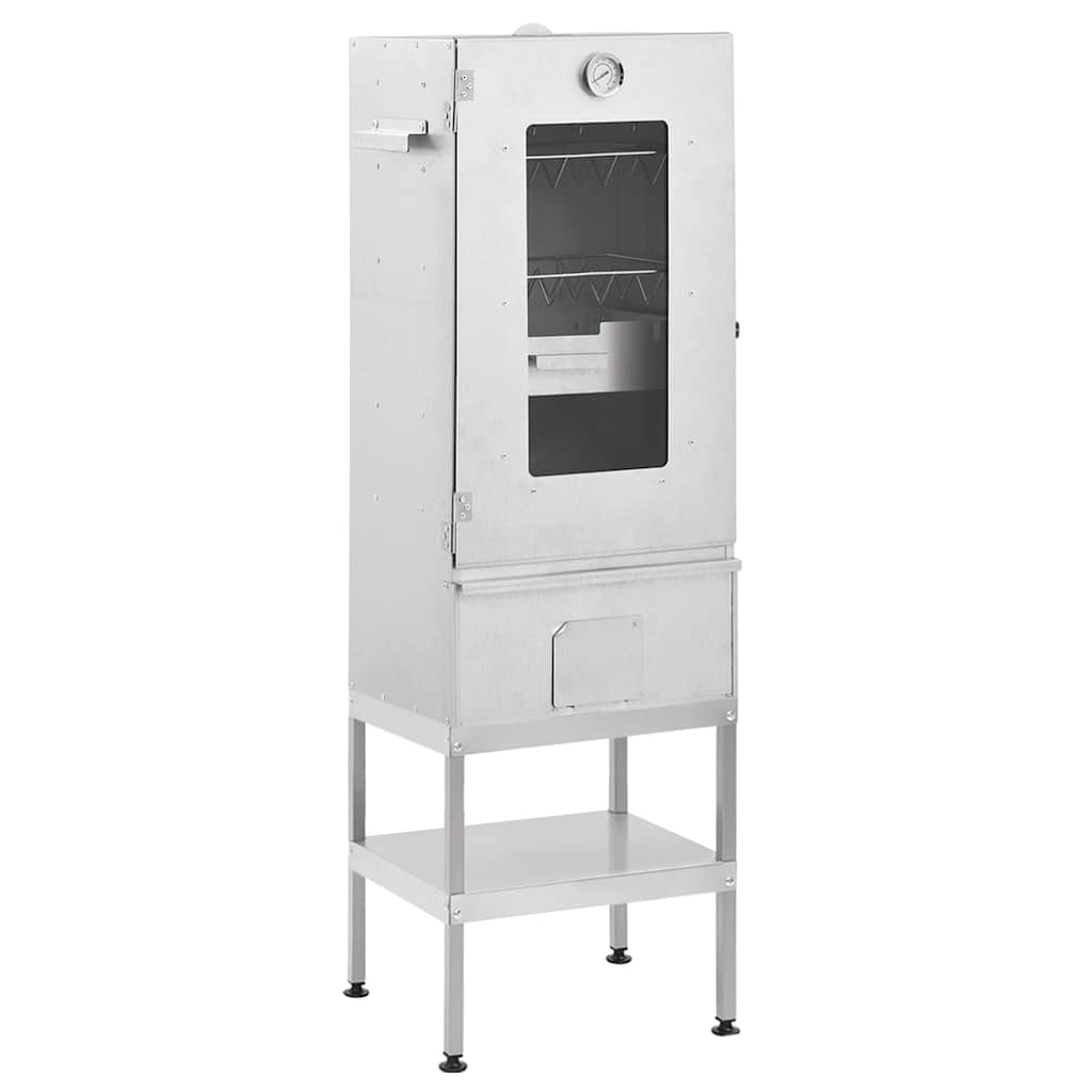 Bbq-Rookoven Met Tafel Gegalvaniseerd Staal