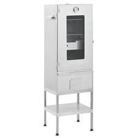 Bbq-Rookoven Met Tafel Gegalvaniseerd Staal