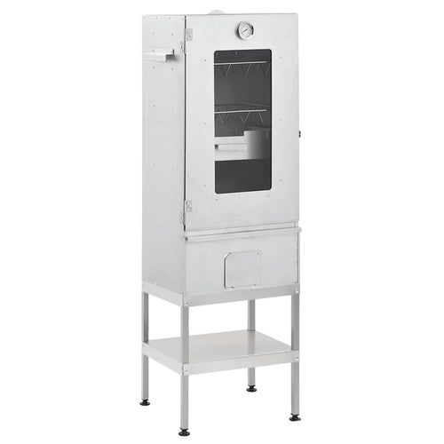 Bbq-Rookoven Met Tafel Gegalvaniseerd Staal