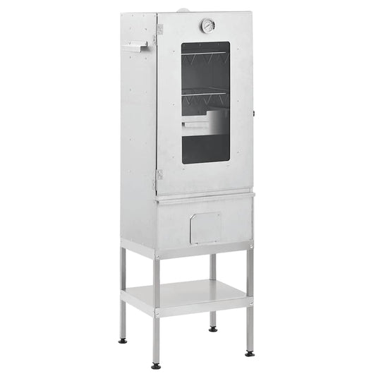 Bbq-Rookoven Met Tafel Gegalvaniseerd Staal