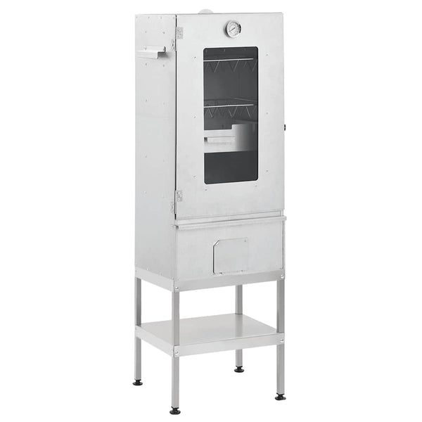 Bbq-Rookoven Met Tafel Gegalvaniseerd Staal
