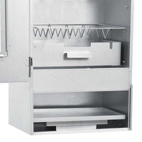 Bbq-Rookoven Met Tafel Gegalvaniseerd Staal