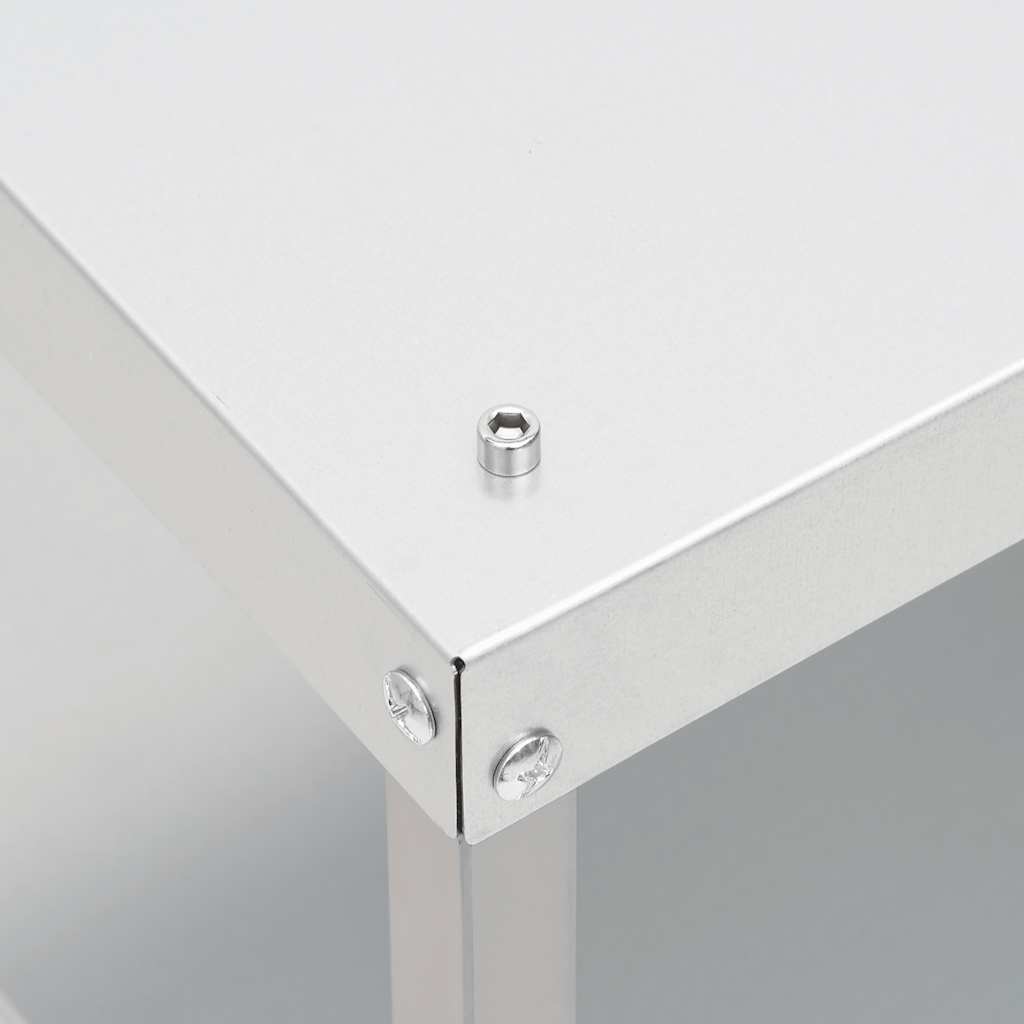 Bbq-Rookoven Met Tafel Gegalvaniseerd Staal