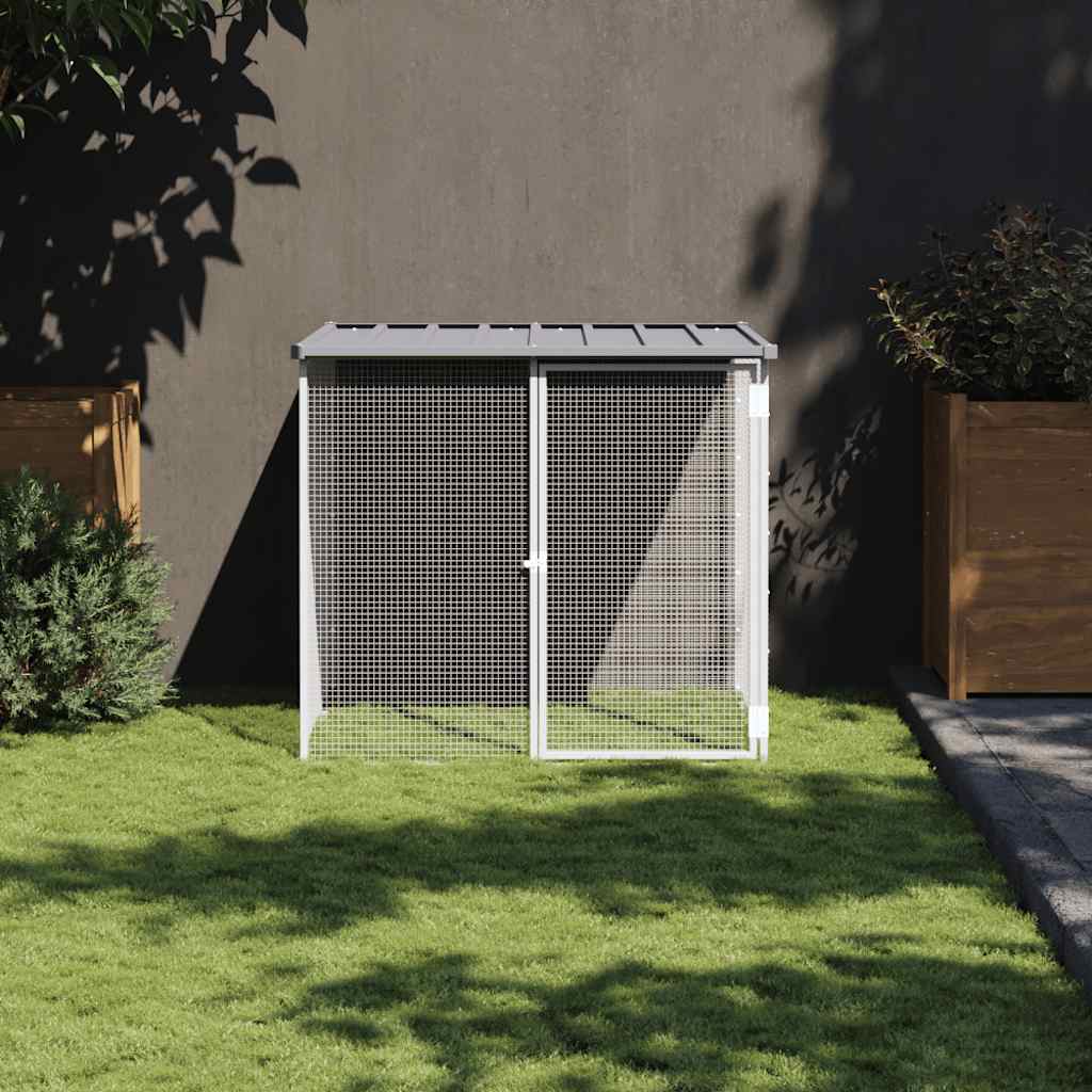 Kippenhok Met Dak Gegalvaniseerd Staal