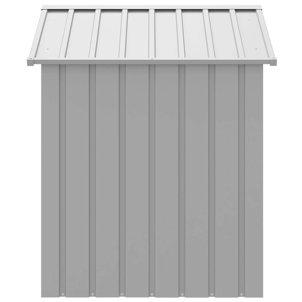 Hondenhok Met Dak 117X103X123 Cm Gegalvaniseerd Staal