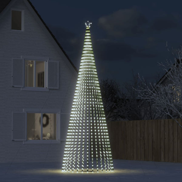 Led-Kerstboom 688 Leds Koud Wit Koudwit