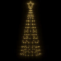 Led-Kerstboom Met Spikes 220 Led's Warm Wit Warmwit