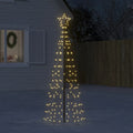 Led-Kerstboom Met Spikes 220 Led's Warm Wit Warmwit