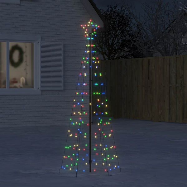 Led-Kerstboom Met Spikes 570 Leds Kleurrijk Multikleur