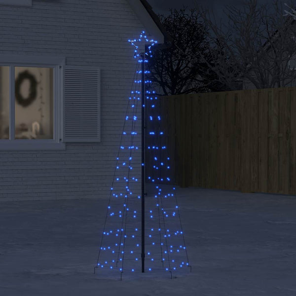 Led-Kerstboom Met Spikes 570 Leds Blauw