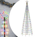 Led-Kerstboom Met Spikes 570 Leds Kleurrijk Multikleur