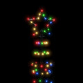 Led-Kerstboom Met Spikes 570 Leds Kleurrijk Multikleur
