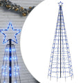 Led-Kerstboom Met Spikes 570 Leds Blauw