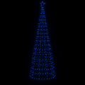 Led-Kerstboom Met Spikes 570 Leds Blauw