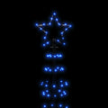 Led-Kerstboom Met Spikes 570 Leds Blauw
