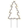 Kerstverlichting Kerstboom Met Grondpinnen 50 Led's 30 Cm