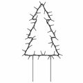 Kerstverlichting Kerstboom Met Grondpinnen 50 Led's 30 Cm