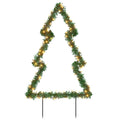 Kerstverlichting Met Grondpinnen Boom 115 Led's 90 Cm