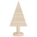 Kerstdecoraties Kerstboom 2 St 30 Cm Massief Grenenhout Naturel (Onafgewerkt)