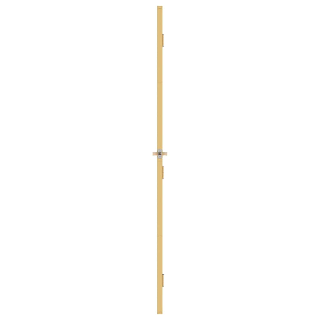 Binnendeur Smal 93X201,5 Cm Gehard Glas En Aluminium Goudkleur Goudkleurig En Mat