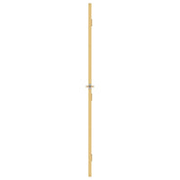 Binnendeur Smal 93X201,5 Cm Gehard Glas En Aluminium Goudkleur Goudkleurig En Mat