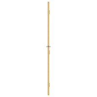 Binnendeur Smal 93X201,5 Cm Gehard Glas En Aluminium Goudkleur Goudkleurig En Mat