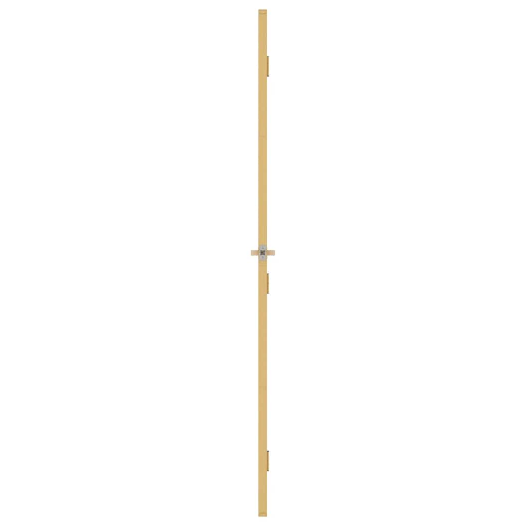 Binnendeur Smal 93X201,5 Cm Gehard Glas En Aluminium Goudkleur Goudkleurig En Mat