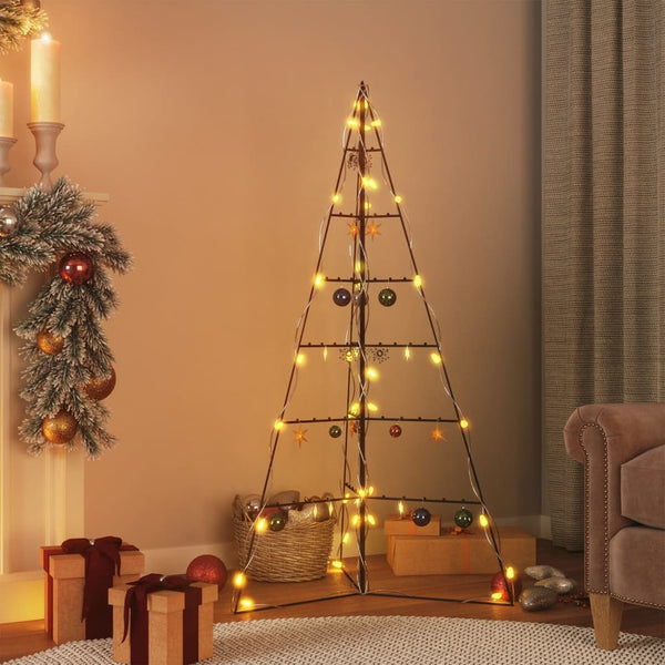 Kerstdecoratie Kerstboom Metaal Zwart Zwart