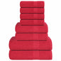8-Delige Handdoekenset 360 G/M² 100% Katoen